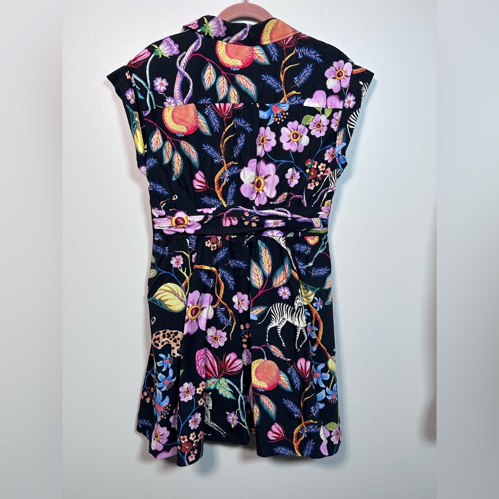 Anthropologie Maeve Floral V-Neck Dress SZ S - Picture 8 of 10